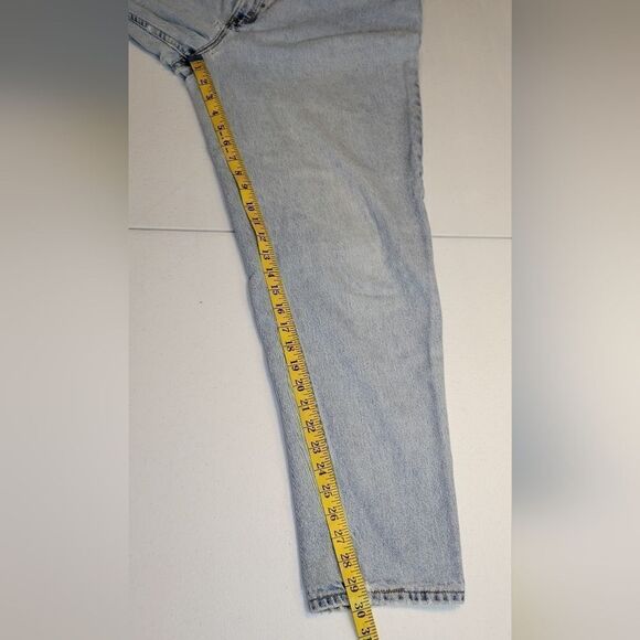 Levi's 522 Jeans Vintage 90's Women's Plus Size 20 Light Wash FLAWED - Picture 11 of 15